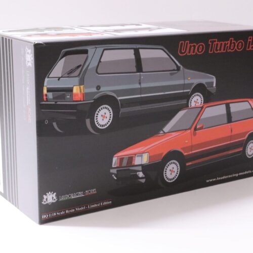 1:18 Laudoracing-Model Fiat Uno Turbo I.E. 1987 grey metallic