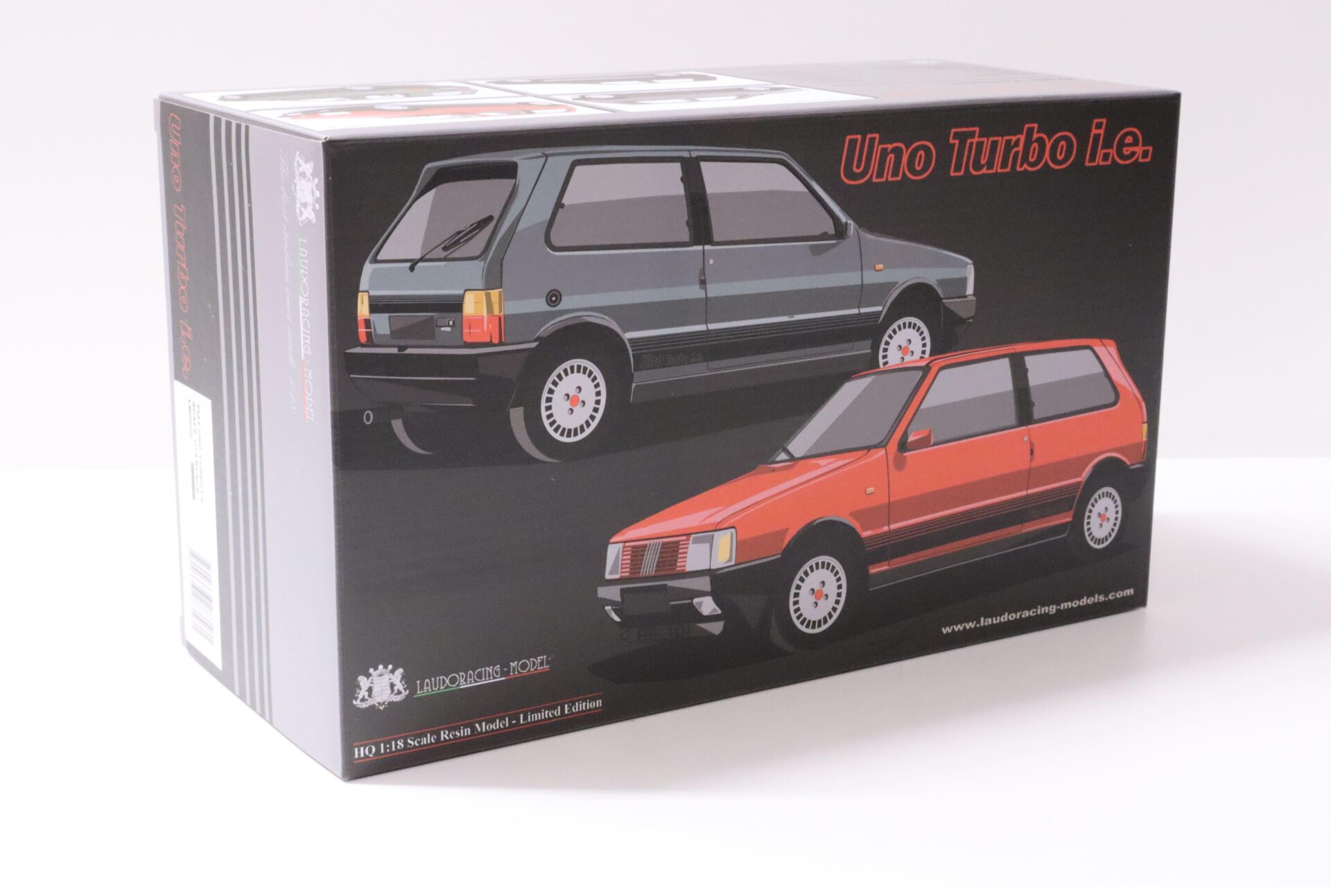 1:18 Laudoracing-Model Fiat Uno Turbo I.E. 1987 black