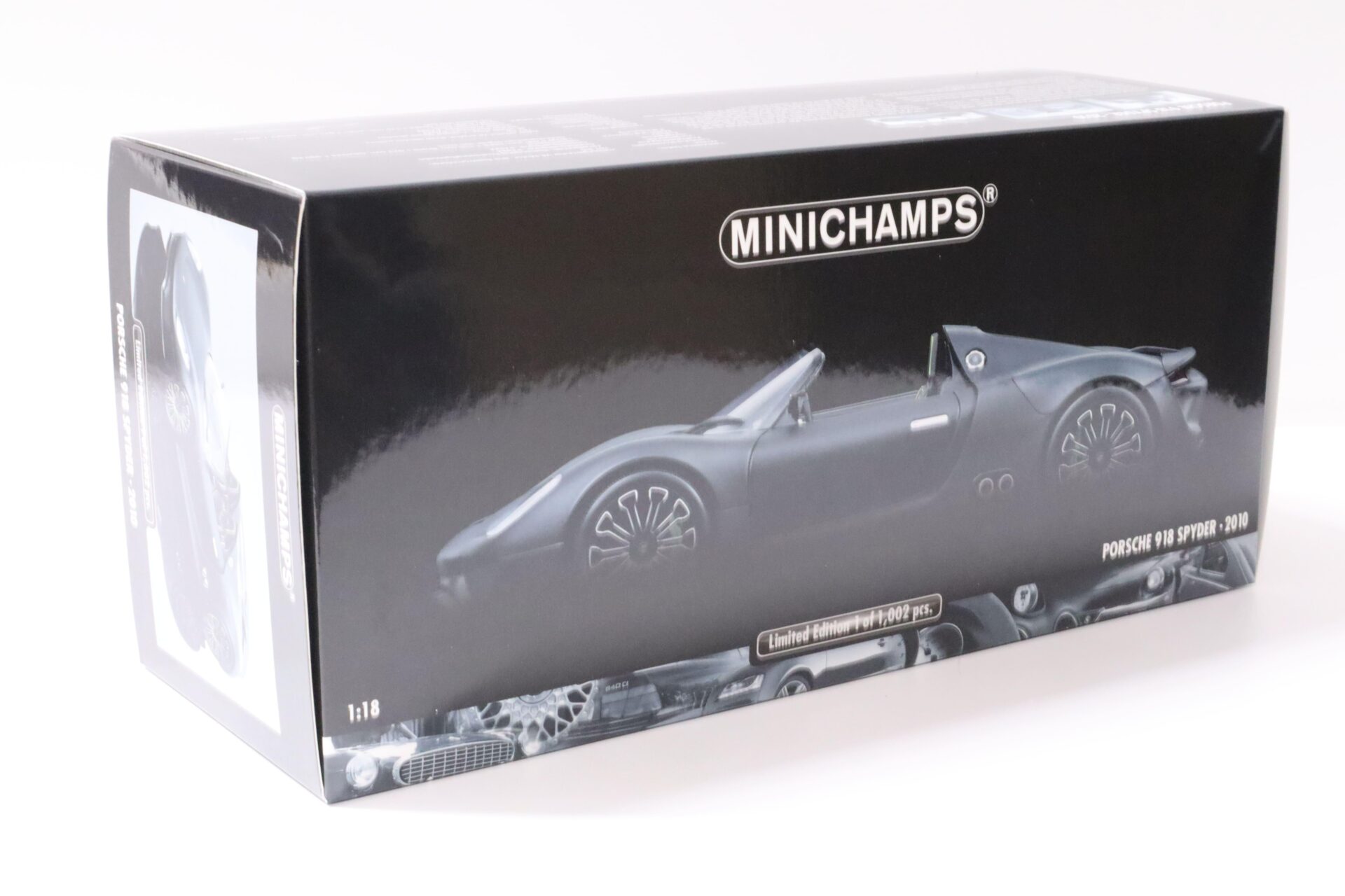 1:18 Minichamps Porsche 918 Spyder 2010 matt black