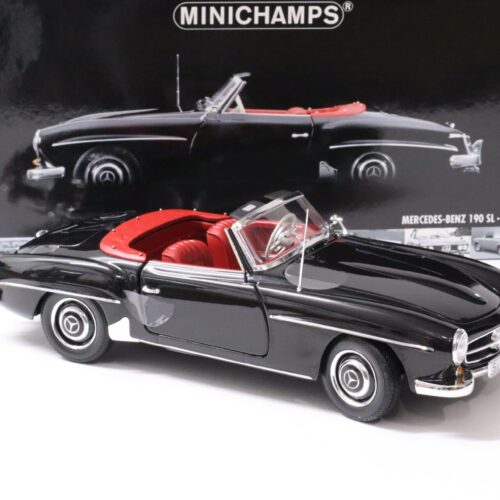 1:18 Minichamps Mercedes 190SL Cabriolet black 1955