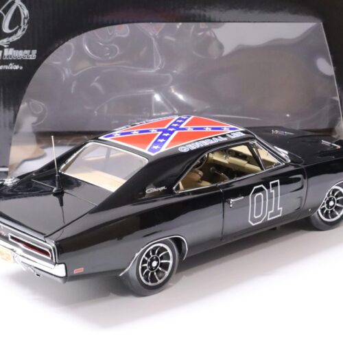 1:18 ERTL Authentics 1969 Dodge Charger R/T Coupe General Lee #01 black