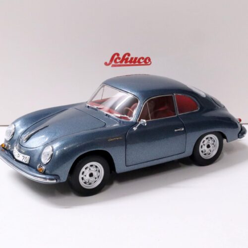 1:18 Schuco Porsche 356 A Carrera Coupe blue metallic "70 Jahre Porsche"