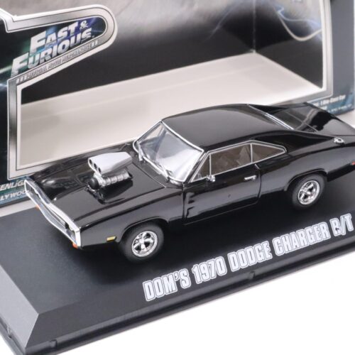 1:43 Greenlight Fast and Furious DOM´s 1970 Dodge Charger R/T black