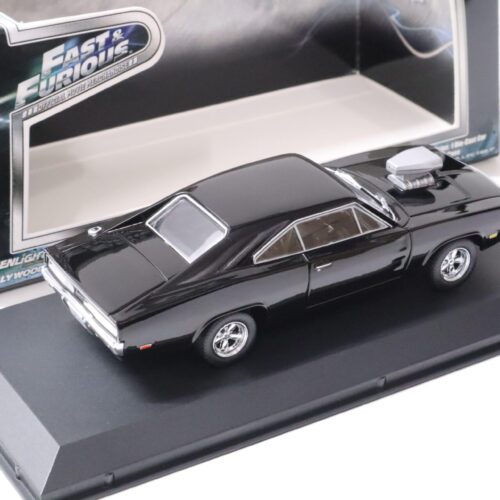 1:43 Greenlight Fast and Furious DOM´s 1970 Dodge Charger R/T black