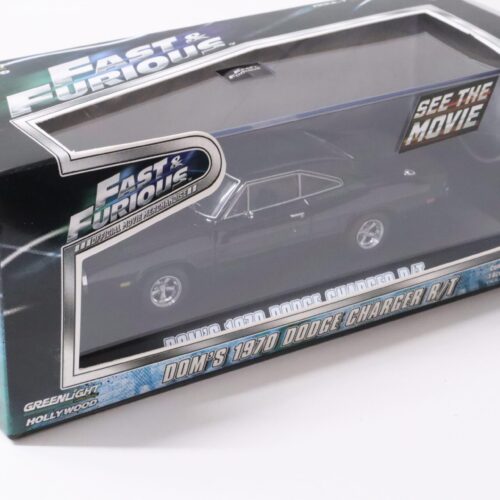 1:43 Greenlight Fast and Furious DOM´s 1970 Dodge Charger R/T black