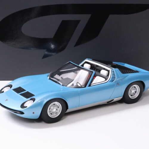 1:18 GT Spirit GT324 Lamborghini Miura P400S Roadster blue metallic 1968
