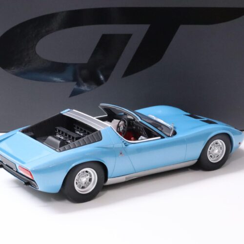 1:18 GT Spirit GT324 Lamborghini Miura P400S Roadster blue metallic 1968