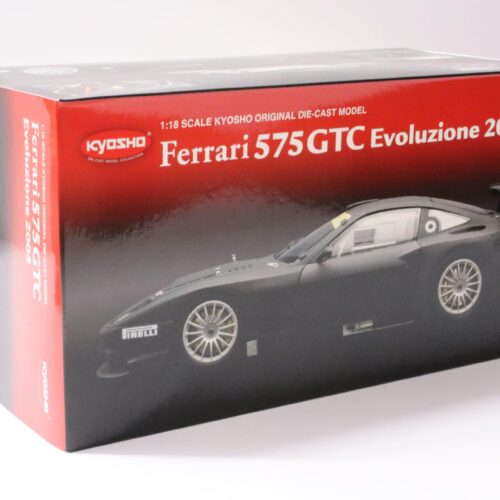 1:18 Kyosho Ferrari 575 GTC Evoluzione Coupe 2005 matt black