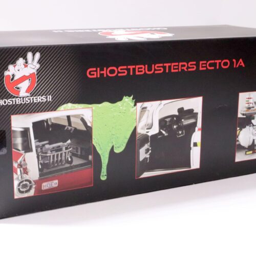 1:18 Hot Wheels Elite 1959 Cadillac Miller GHOSTBUSTERS ECTO 1A white SEALED