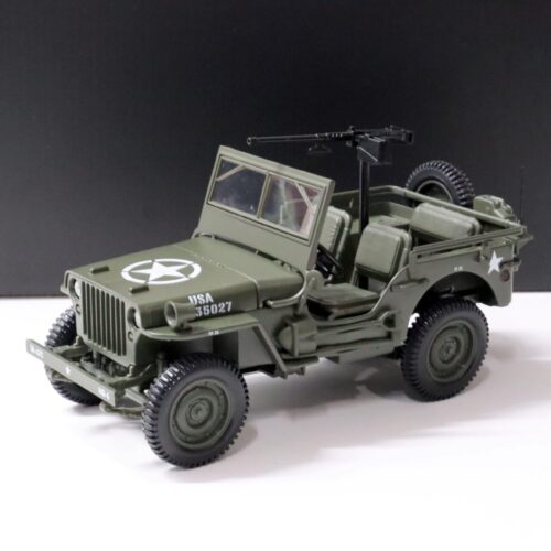 1:18 Norev Jeep Military Vehicle US Army 1942 green