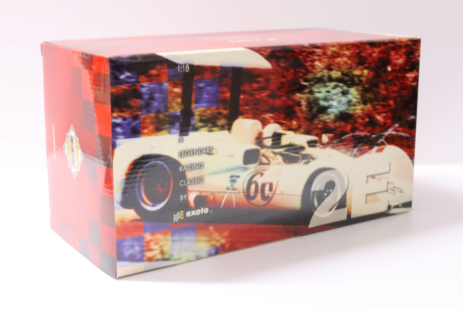 1:18 Exoto 1966 CHAPARRAL 2E CAN AM Pure Line Polished Aluminium