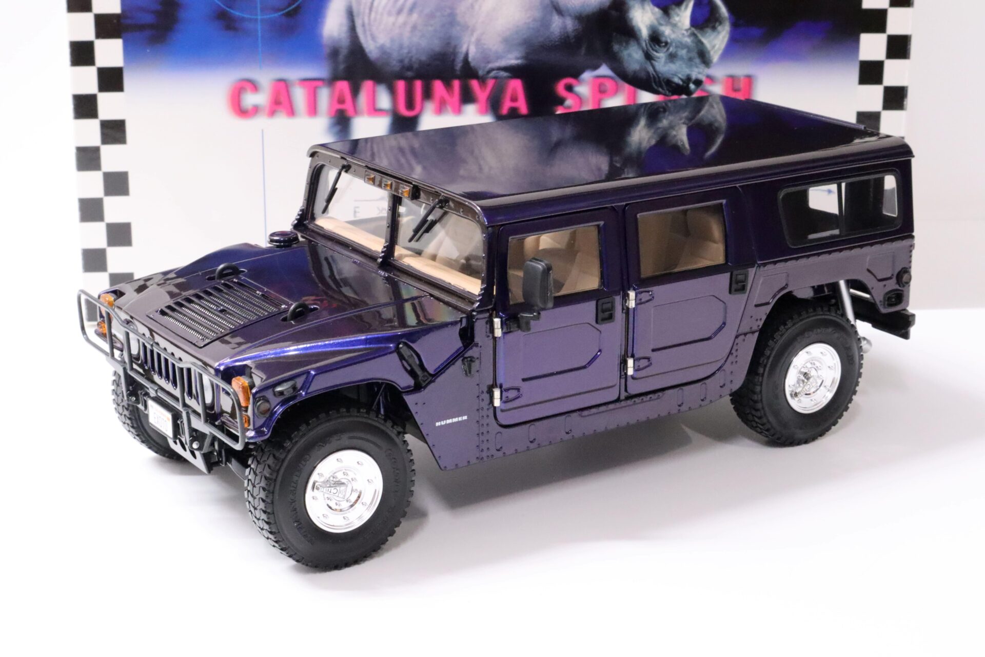 1:18 Exoto Standox Hummer Humvee Thunder Trac Exclusive Line Catalunya Splash