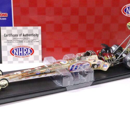 1:24 Racing Champions ERTL 2002 Top Fuel Dragster Dixon Miller Lite CHASE CAR Gold Chrome