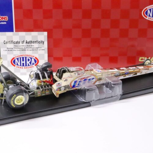 1:24 Racing Champions ERTL 2002 Top Fuel Dragster Dixon Miller Lite CHASE CAR Gold Chrome