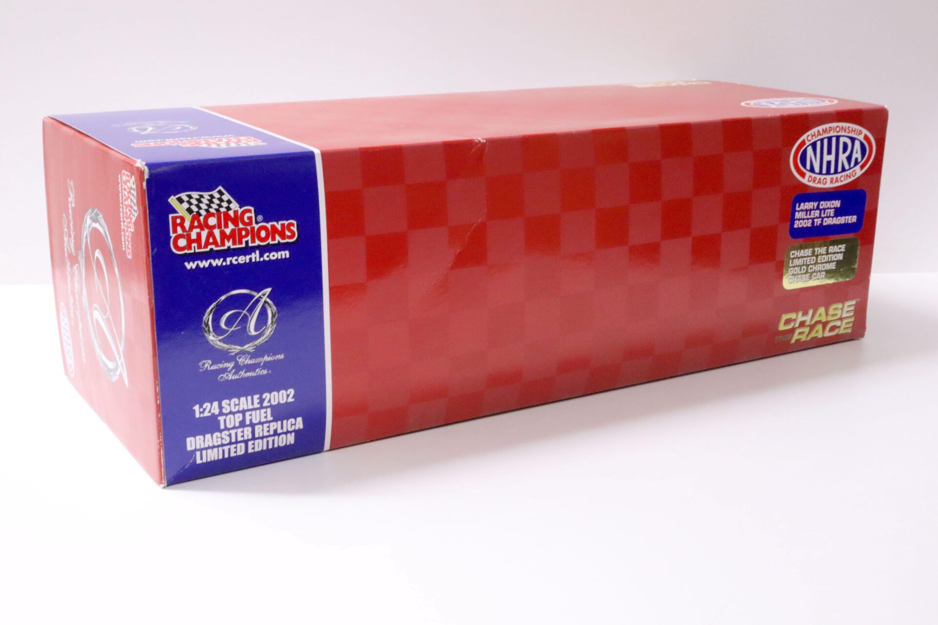 1:24 Racing Champions ERTL 2002 Top Fuel Dragster Dixon Miller Lite CHASE CAR Gold Chrome