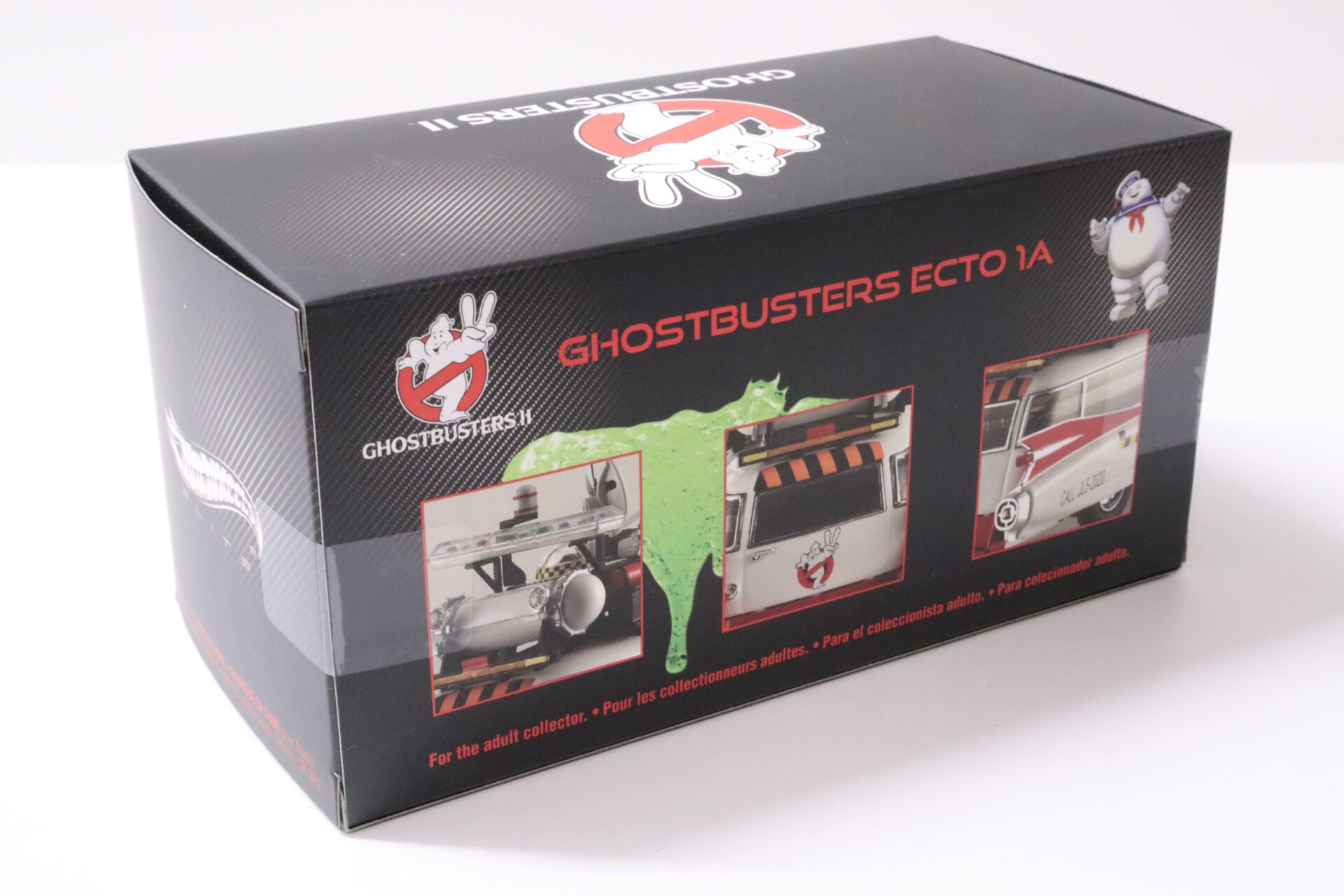 1:43 Hot Wheels Elite 1959 Cadillac Miller GHOSTBUSTERS ECTO 1A white SEALED