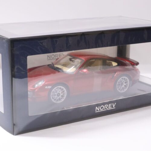 1:18 Norev Porsche 911 (997) Turbo Coupe red metallic 2010 - Limited 200 pcs.