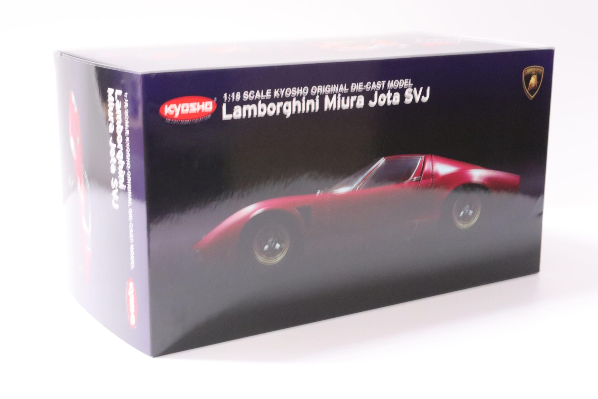 1:18 Kyosho Lamborghini Miura Jota SVJ Coupe Burgundy red