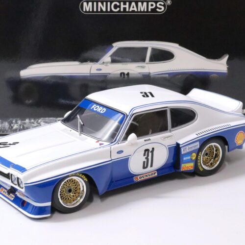 1:18 Minichamps Ford Capri RS 3100 Winner Norisring DTM 1975 J.Mass #31