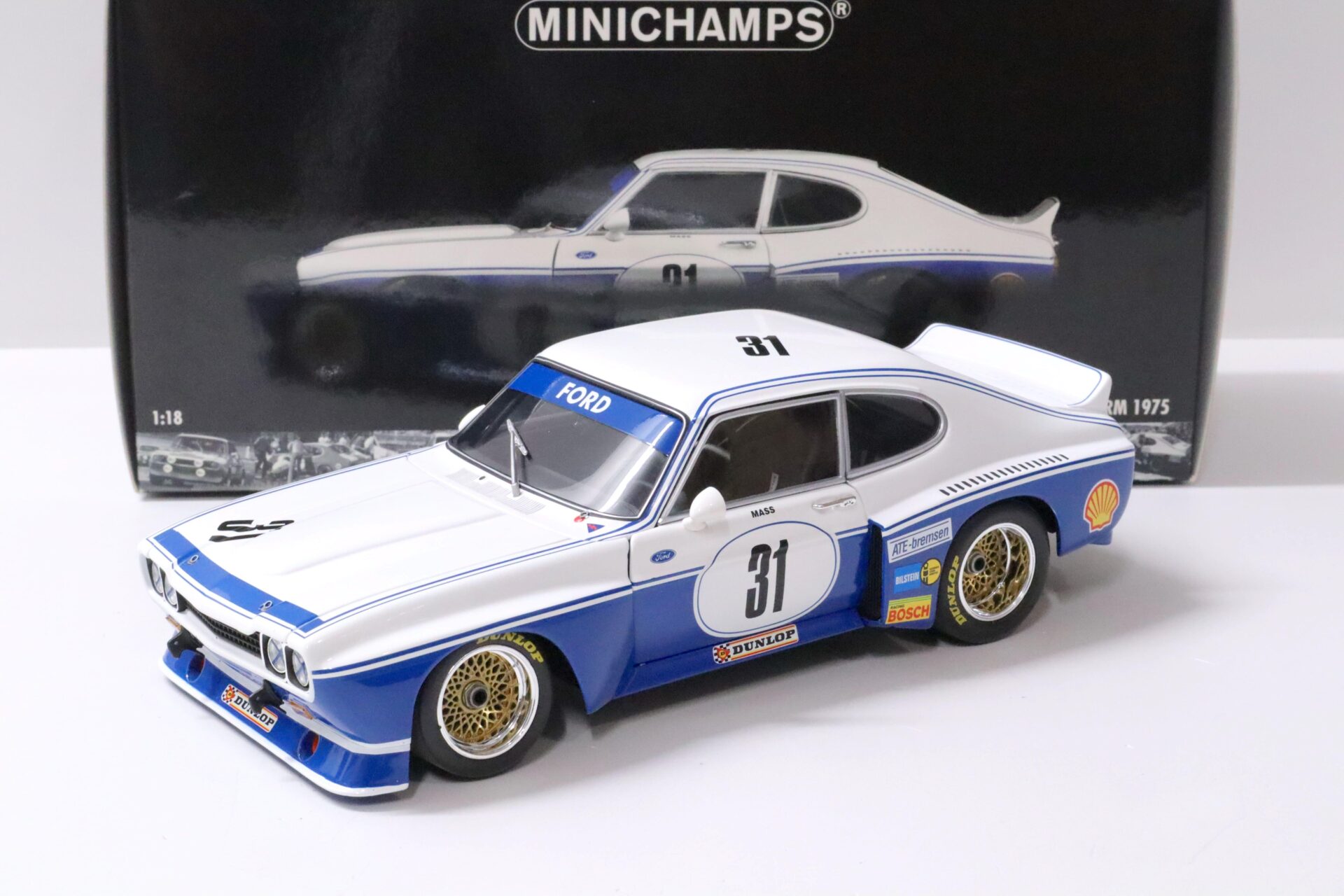 ID 59798 orig 1.jpg 1:18 Minichamps Ford Capri RS 3100 Winner Norisring DTM 1975 J.Mass #31