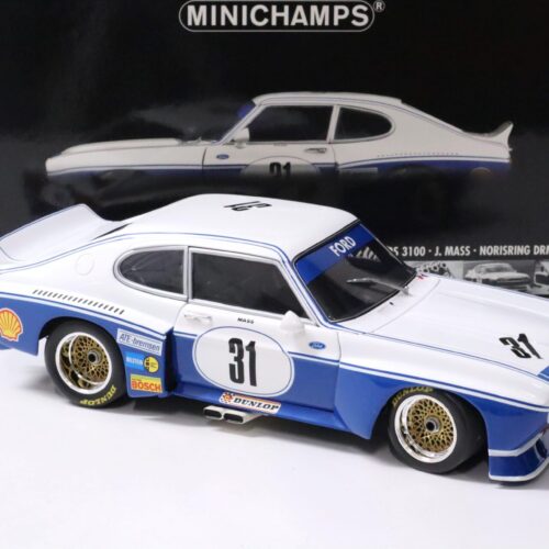 1:18 Minichamps Ford Capri RS 3100 Winner Norisring DTM 1975 J.Mass #31
