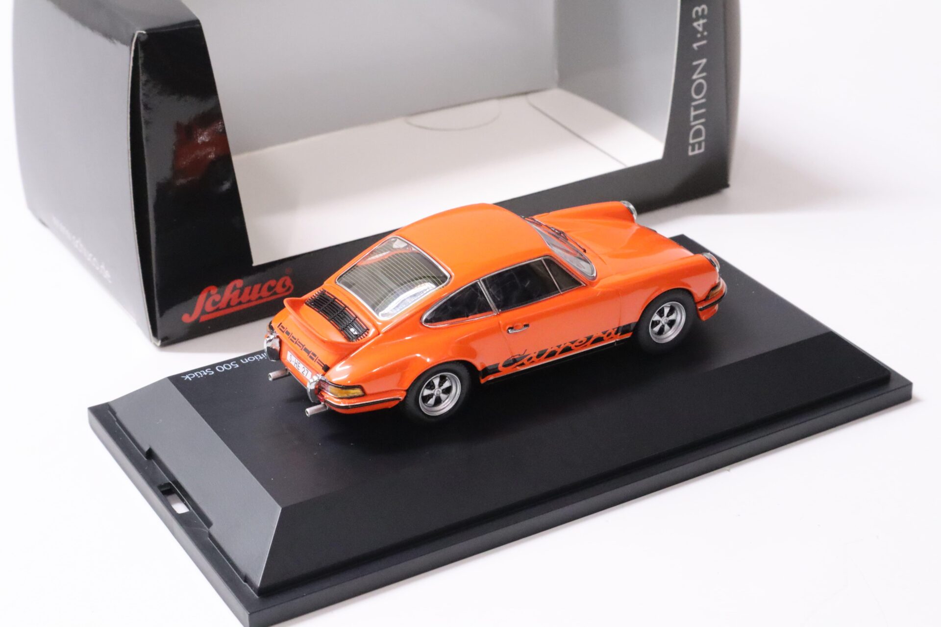 1:43 Schuco Porsche 911 Carrera RS 2.7 Coupe Phönix red/ orange