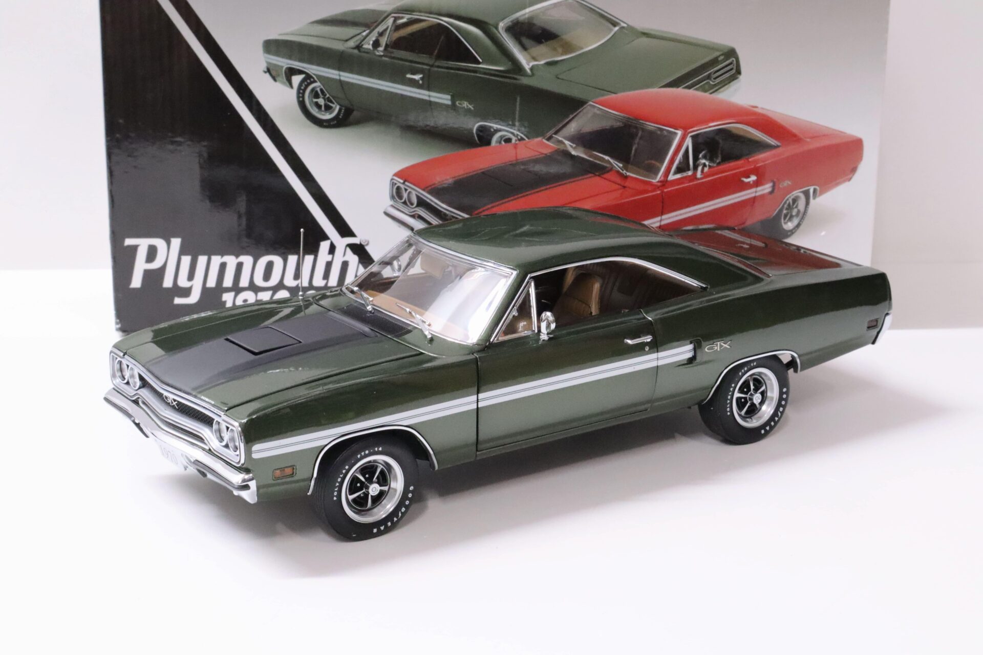 1:18 GMP 1970 Plymouth GTX Coupe green metallic