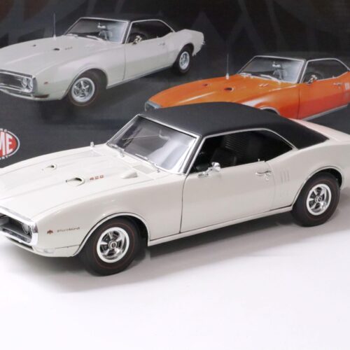 1:18 ACME 1968 Pontiac Firdbird Coupe white/ black roof