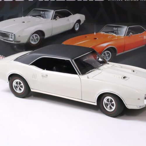 1:18 ACME 1968 Pontiac Firdbird Coupe white/ black roof