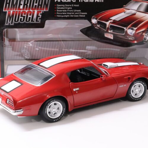 1:18 Auto World 1972 Pontiac Firebird Trans Am Cardinal red