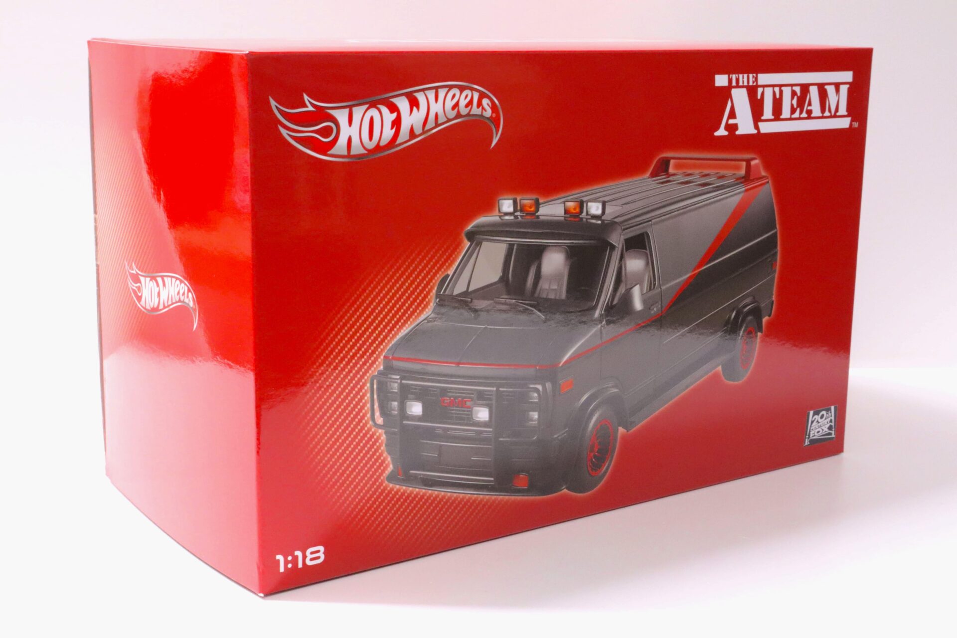1:18 Hot Wheels GMC Vandura A-Team Van Bus 1983 black/ grey SEALED