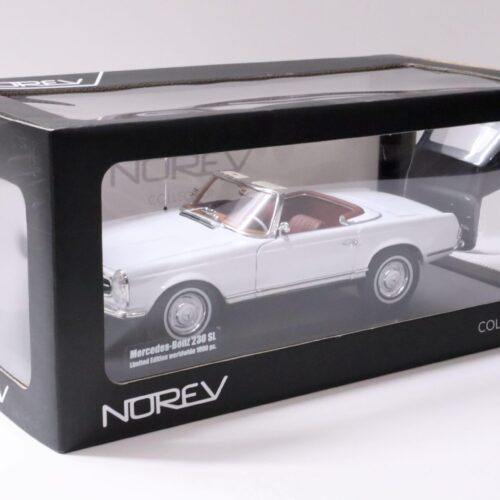 1:18 Norev Mercedes 230SL Pagode Convertible white with Soft Top