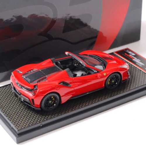 1:43 BBR Ferrari 488 Pista Spider Rosso Corsa 322 red/ black stripe - Limited 24 pcs.