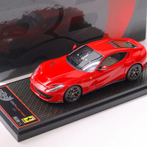 1:43 BBR Ferrari 812 Superfast Rosso Corsa 322 red/ grey wheel - Limited 48 pcs.