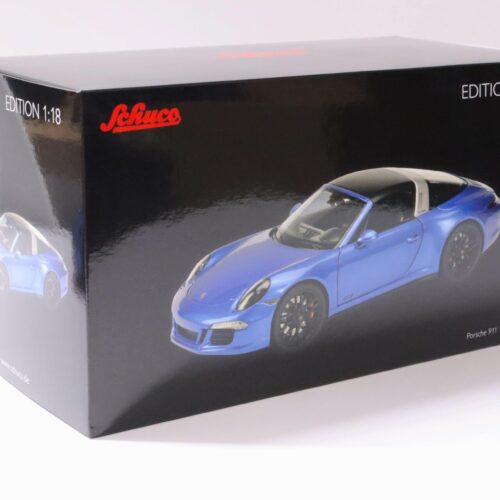 1:18 Schuco Porsche 911 (991) Targa 4 GTS saphir blue metallic