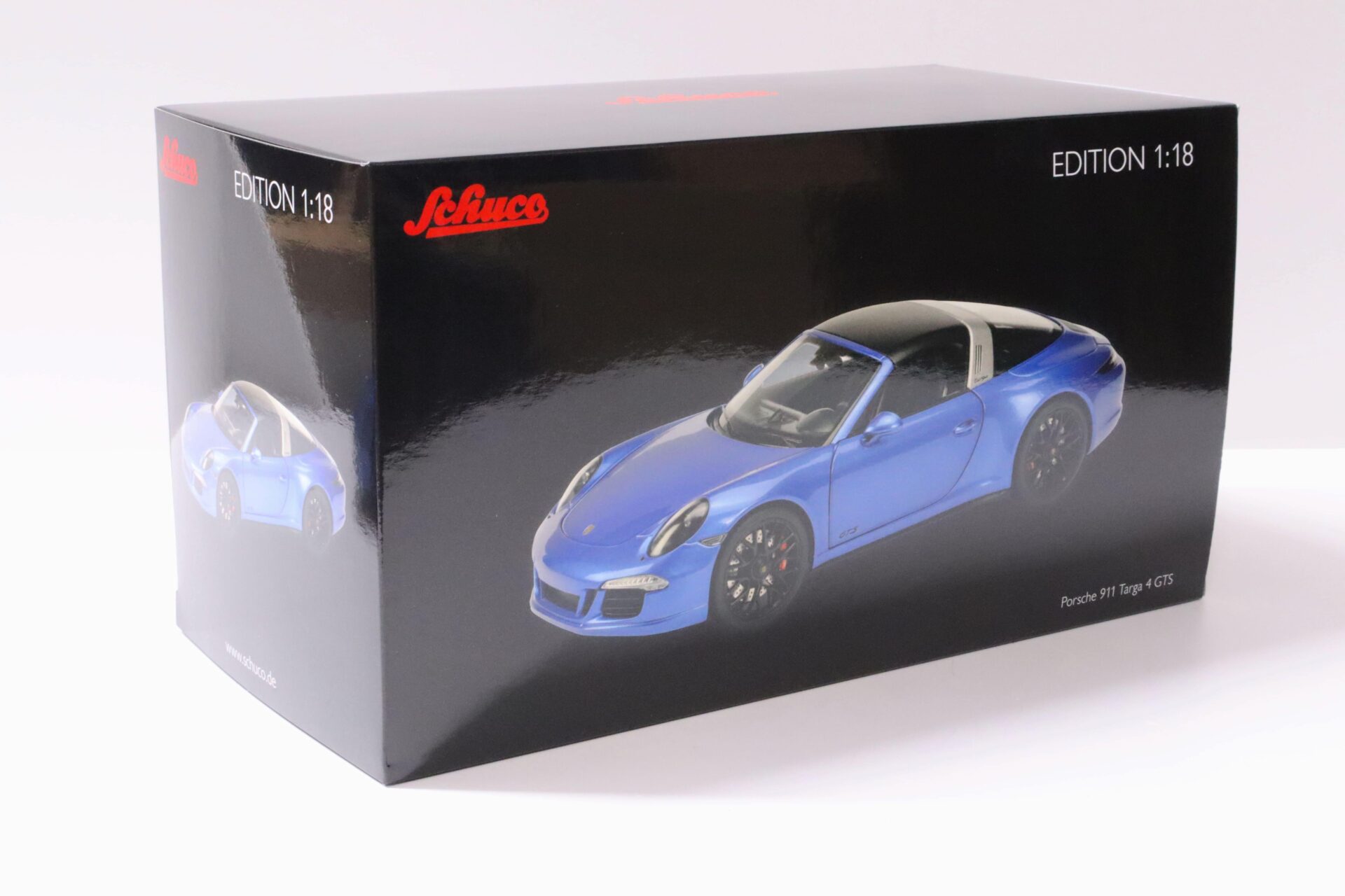 1:18 Schuco Porsche 911 (991) Targa 4 GTS saphir blue metallic