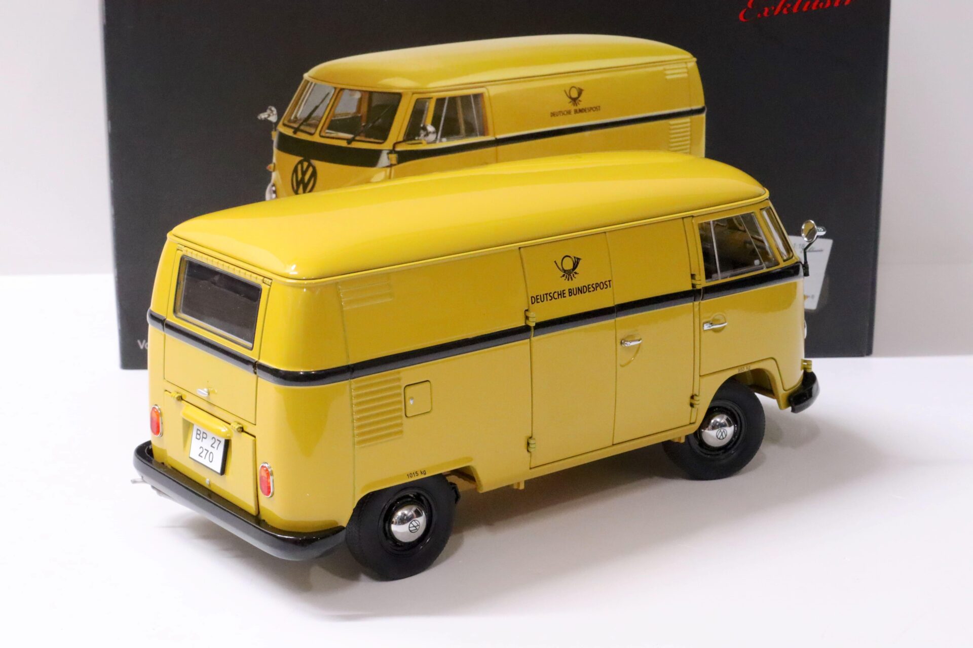 1:18 Schuco VW T1 Transporter Deutsche Bundespost yellow