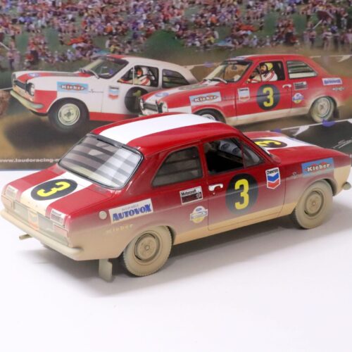 1:18 Laudoracing-Model Ford Escort Rally 1968 Bud Spencer #3 red