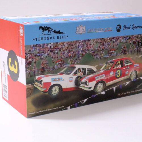 1:18 Laudoracing-Model Ford Escort Rally 1968 Bud Spencer #3 red