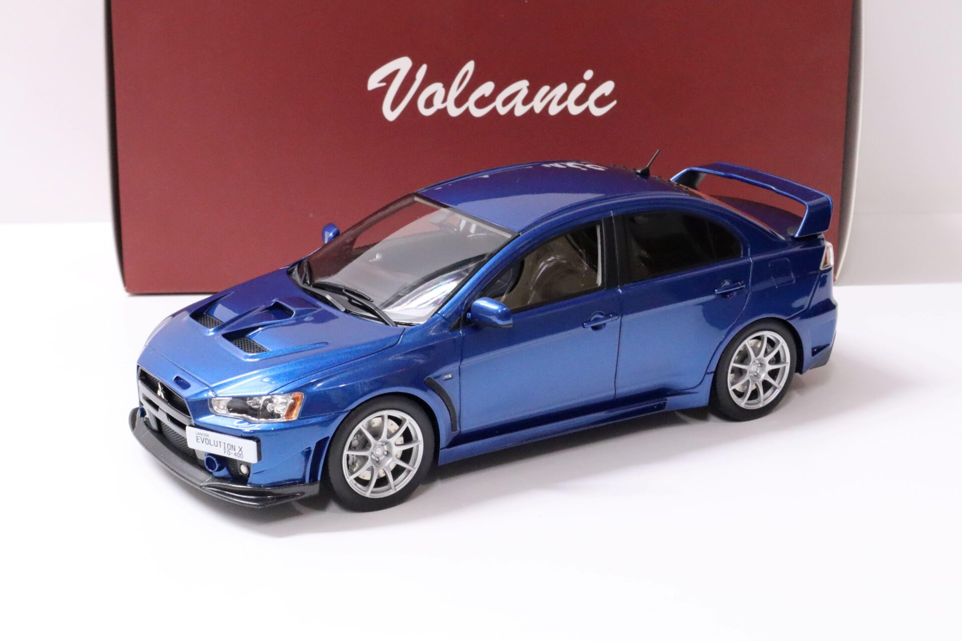 ID 60677 orig 1.jpg 1:18 BM Creations Mitsubishi Lancer Evolution EVO X FQ400 LHD blue metallic