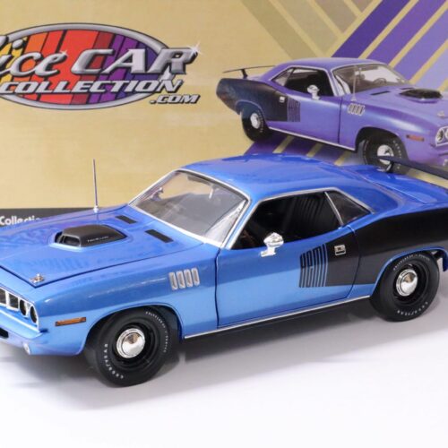 1:18 ACME 1971 Plymouth Hemi Cuda Barracuda NICECAR Exclusive B5 blue/ black