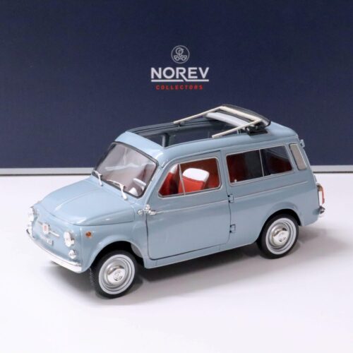 1:18 Norev Fiat 500 Giardiniera 1964 Cenere blue