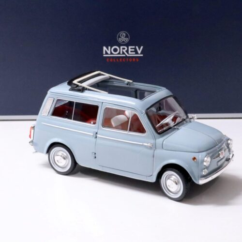 1:18 Norev Fiat 500 Giardiniera 1964 Cenere blue