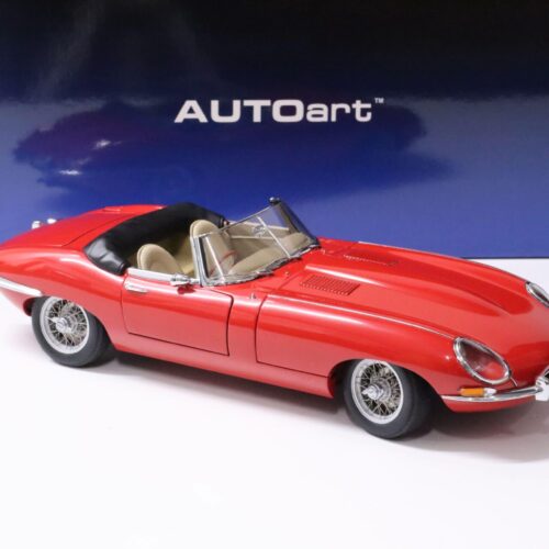 1:18 AUTOart Jaguar E-Type Roadster Series I 3.8 Carmen red