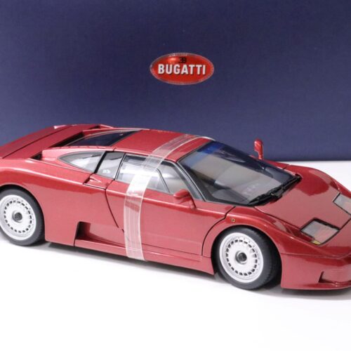 1:18 AUTOart Bugatti EB110 GT Coupe dark red metallic 1991 - Image 2