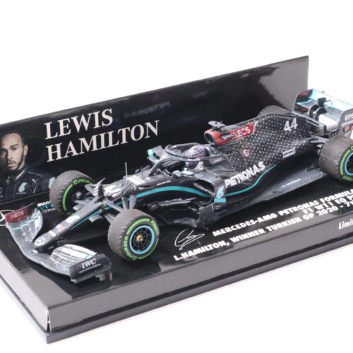 1:43 Minichamps Mercedes-AMG Petronas F1 W11 Hamilton Turkish GP 7th World Title 2020