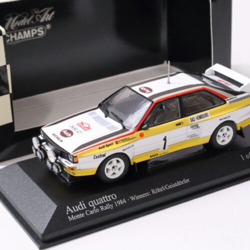 1:43 Minichamps Audi Quattro Rally Monte Carlo 1984 Röhrl/ Geistdörfer #1