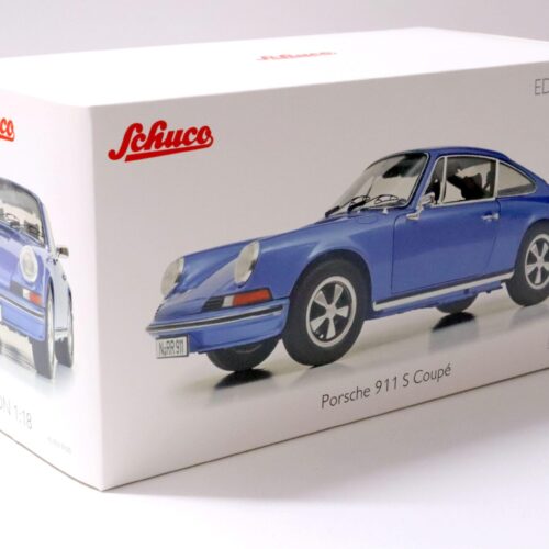 1:18 Schuco Porsche 911 S Coupe 1973 blue metallic