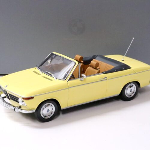 1:18 Minichamps BMW 2002 Cabrio Convertible yellow DEALER VERSION