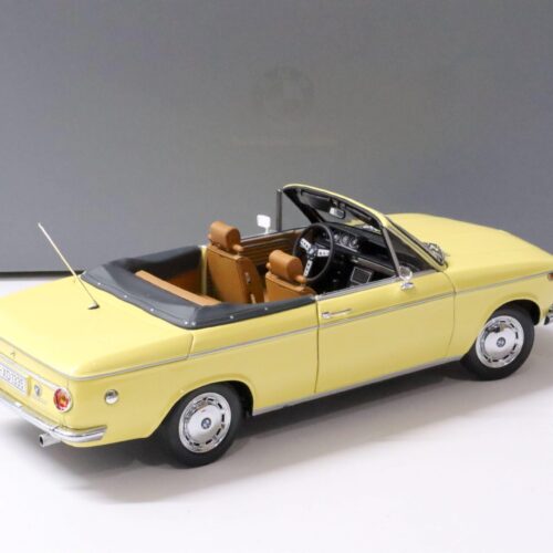 1:18 Minichamps BMW 2002 Cabrio Convertible yellow DEALER VERSION